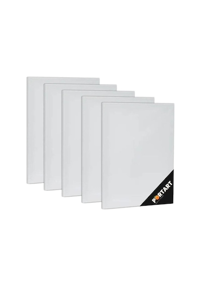 Lona Sanat Tuval%100 Pamuk 20x30 Cm 5'li Paket Standart