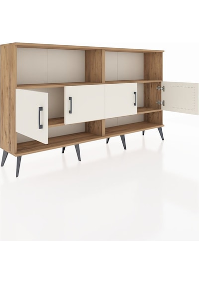 Arges Konsol 4 Raflı 4 Kapaklı 176x30x99 Çam-aytaşı/antrasit Çam-aytaşı/antrasit Arges Konsol 4 Raflı 4 Kapaklı 176x30x99 Çam-aytaşı/antrasit Çam-aytaşı/antrasit