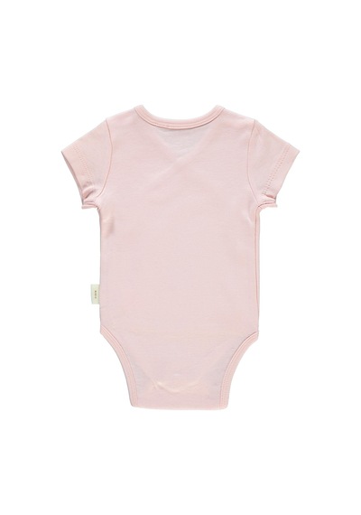 Civil Baby Bebek Organik Çıtçıtlı Badi 0-3 Ay Pembe 14330R008SS1 Pembe