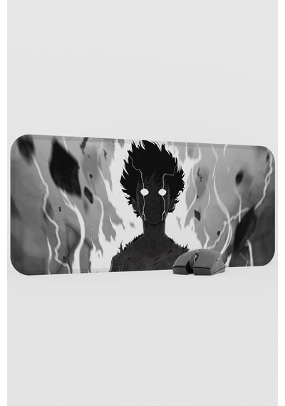 Mob Psycho 100 Anime V1 - 70x30 Xl Gaming Kauçuk Kaymaz Taban Mouse Pad Fare Altlığı