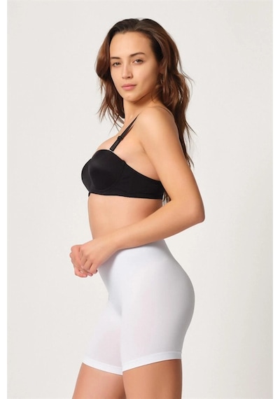 Amora Secret Beyaz Mı Emay 3003 Soft Paçalı Boxer