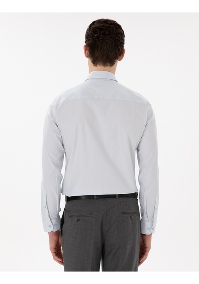 Pierre Cardin Erkek Açık Mavi Gömlek Desenli 50305250-vr003 Açik Mavi