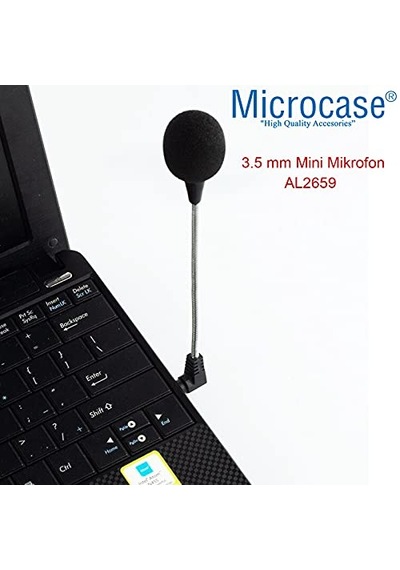 Microcase 3.5 Mm 3 Boğum Mini Esnek Telefon Notebook Laptop Mikrofon - Al2659 Sku: Smgstk8be26d3662
