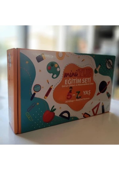 Miniyup 5 - 7 Yaş Görsel Ve Matematiksel Zeka Geliştirme Seti