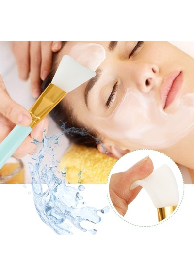 Mucit Home 2 Li Krem Maske Spatulası Kolay Uygulama Fırçası