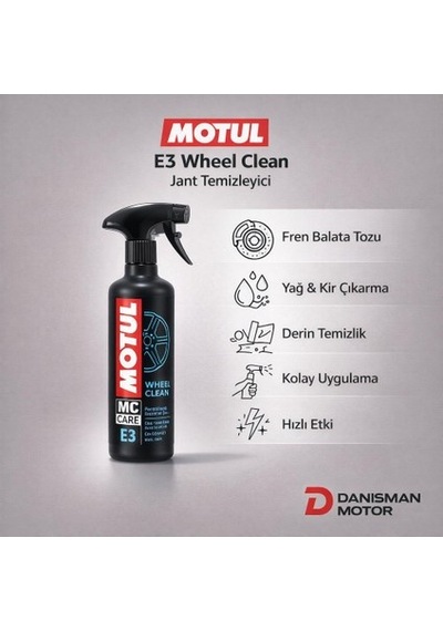 Motul Mc Care E3 Wheel Clean Jant Temizleme