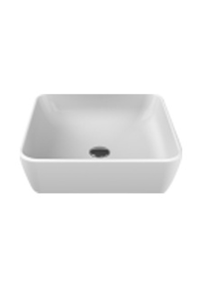 Turkuaz Seramik Cerastyle One Kare Çanak Tezgahüstü Lavabo 46CM