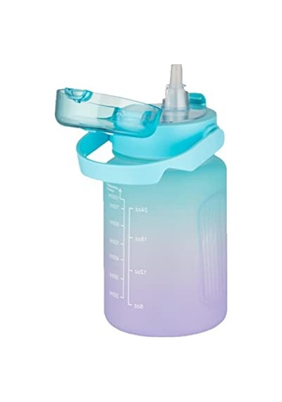 1000 Ml Motivasyon Matarası, Pipetli Ve Pipetsiz Kullanım
