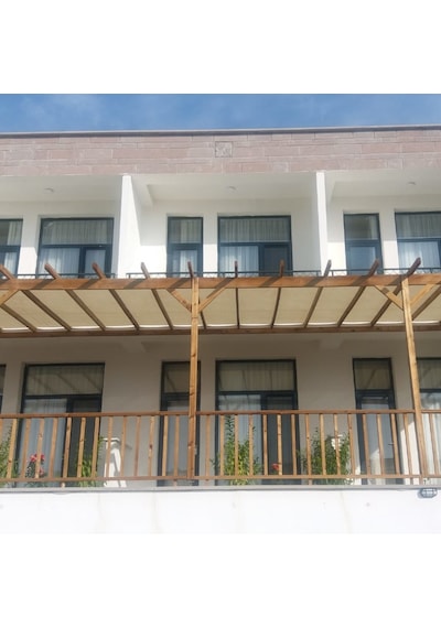 Morilu Krem Gölgelik File - 95lik Araba Gölgelik – Siyah Premium Şeritli Halkalı Otopark Gölgeliği
