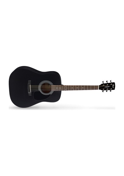 Cort Ad810Bks Siyah Satin Akustik Gitar + Kılıf + Pena