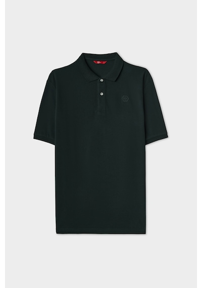 D'S Damat Ds Damat Regular Fit Zümrüt Yeşili %100 Pamuklu Uzun Ömürlü Kıvrılmaz Polo Yaka Nakışlı T-shirt 4hc14ort51000 Zm1