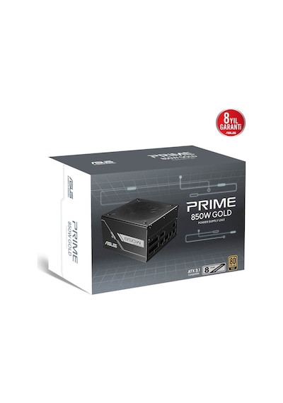 Asus Prıme 850g 850w Gold 80 Plus Full Moduler Gamın Güç Kaynağı