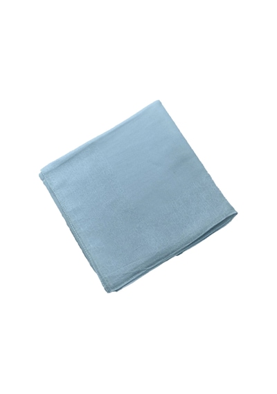 Mısırlı Eşarpları Prenses Monogram Eşarp - 90x90 Cm, Beyaz