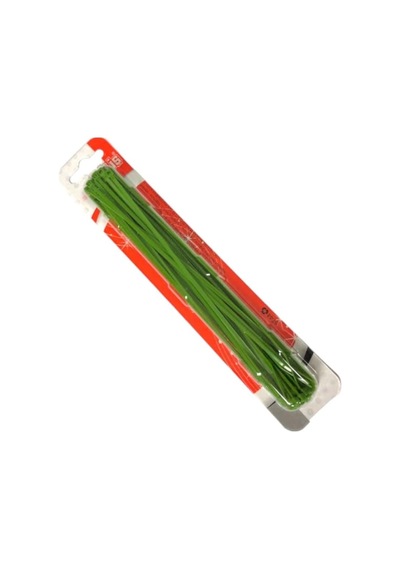 Yeşil Plastik Kablo Bağı 200mm X 2.5mm 50 Adet Cırt Kelepçe Seti Kablo Düzenleyici Bağ Standart