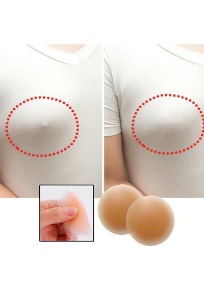 Silikon Göğüs Ucu Kapatıcı Gizleyici Bant Aparat Nipple Pad Ten