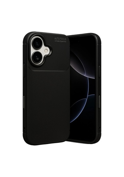 Aklow Akyoleticaret İphone 17 Auto Focus Karbon Kapak - Siyah