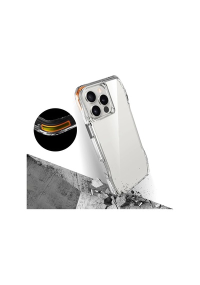 Apple Uyumlu iPhone 16 Pro Max Kılıf Airbagli Şeffaf Redclick İncek Kapak