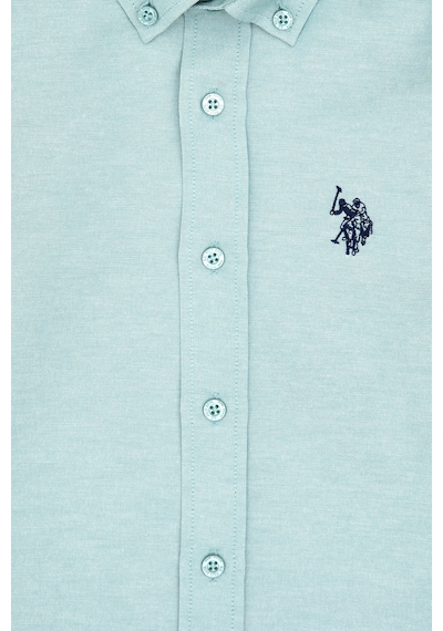 U.s. Polo Assn. Erkek Çocuk Koyu Mint Gömlek Basic 50316801-vr152 Koyu Mınt