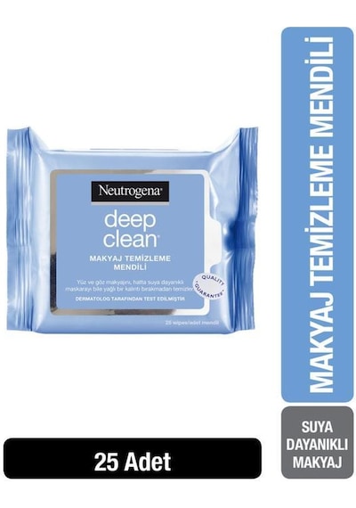 Neutrogena Hydro Boost -deep Clean Makyaj Yüz Temizleme Mendili 25 Adet