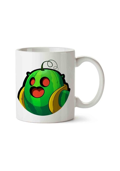 Brawl Stars Spike İki Tarafı Baskılı Kupa Bardak.jpg Çok Renkli