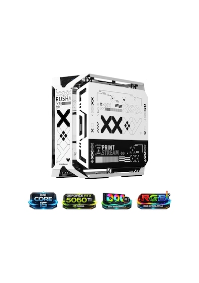 Hyper Rocket X-ERA Pro i5-14400F 32 GB 1 TB M.2 SSD RTX5060Ti Free Dos Masaüstü Oyuncu Bilgisayarı