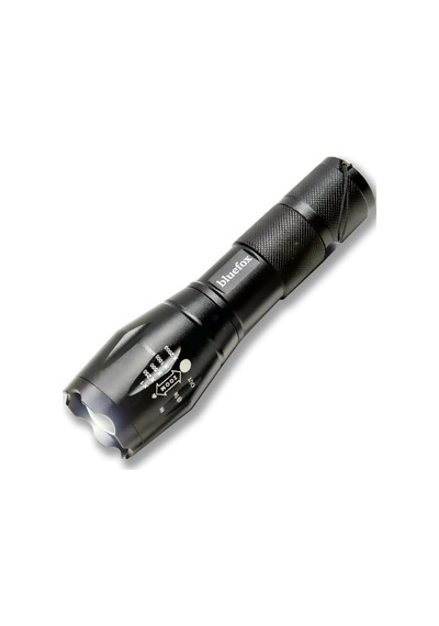 Güçlü Led El Feneri, 10w Ultra Parlak Işık, 5 Farklı Mod, Zoom Özellikli, Dayanıklı Aluminyum Gövde Genel