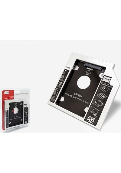 9.5Mm Hdd Caddy Laptop Notebook Sata 4716P Dvd To Ssd K...