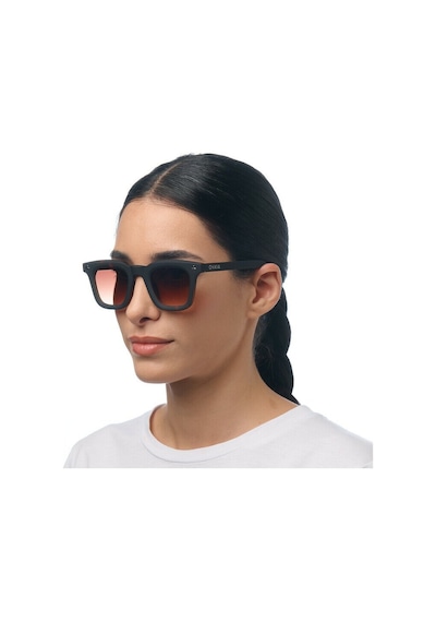 Okkia Firenze Unisex Güneş Gözlüğü Siyah Havana / Lens: Kahverengi Gradyan Kahverengi
