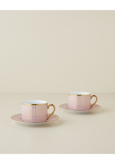 English Home Livora New Bone China 4 Parça 2 Kişilik Çay Fincanı Takımı 220 Ml Pembe