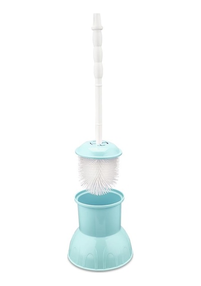Omnisoft Flr F042 Plastik Lüks Klozet Wc Fırçası Turkuaz