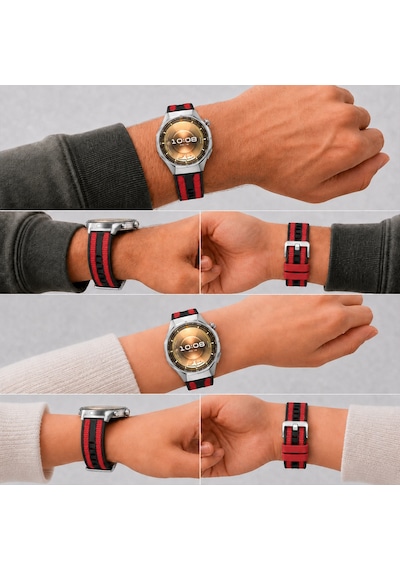 Huawei Watch Gt 6 Pro 46mm Uyumlu 22mm Outdoor Tasarım Spor Silikon Kordon
