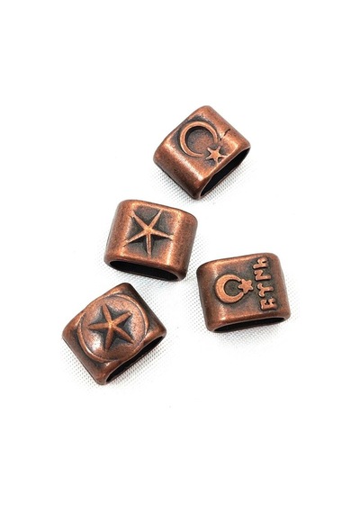5x10 Mm Desenli Deri Bileklik Ara Aparatı 100 Gram 5 X 10 Mm / Bakır