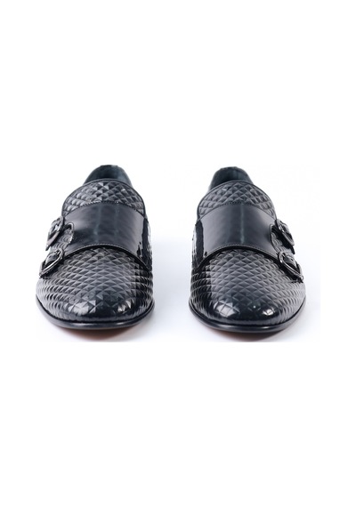 Tuna Hakiki Deri Siyah Loafer Erkek Ayakkabı - K307 Siyah