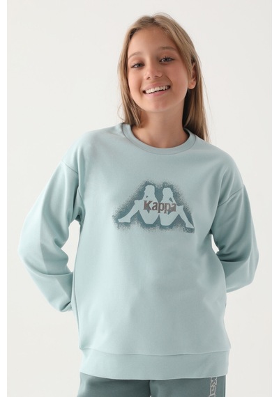 Kappa Mint Kız Çocuk Sweatshirt Mint