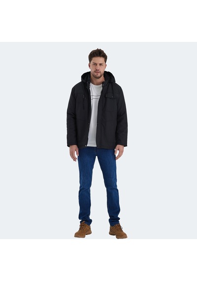 Slazenger HERBIES IN Erkek Mont &amp; Kaban Siyah