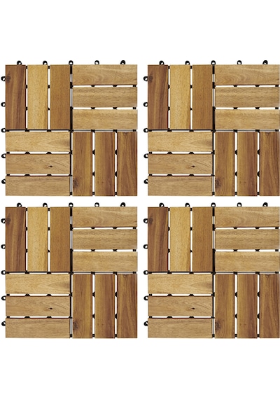 Koçtaş 30 x 30 Ahşap Yer Karosu - 4 Adet