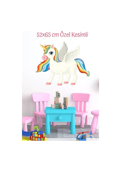 MSticker Sevimli Pony Duvar Sticker-çocuk Bebek Odası Sticker