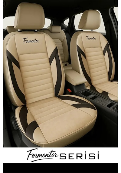 Dacia Duster Laureate 1.5 Dci 110 4x2 E2 I H Md 2015 Uyumlu Spor Model Serisi Tay Tüyü Bej Oto Kılıfı Tam Set
