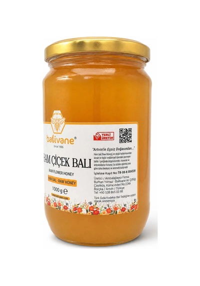 Ham Çiçek Balı Raw Flower Honey 1 Kg.