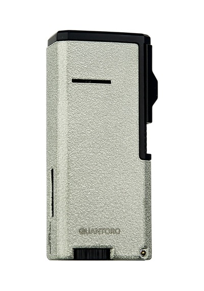 Quantoro 3 Torch Pürmüz Delicili Gümüş Metal Puro Çakmağı - Trz1075