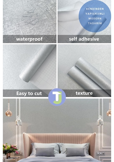 Technojet Kendinden Yapışkanlı Mutfak Banyo Tezgah Duvar Dolap Ve Masa Kaplama 60cmx100cm 001