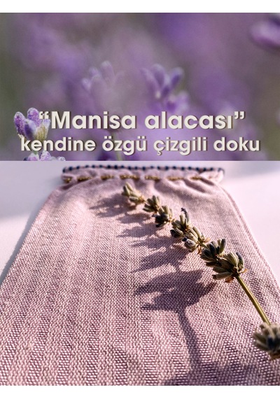 Geleneksel El Dokuma Lavanta Kesesi Pembe