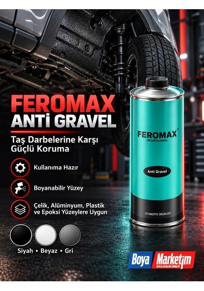 Feromax Anti Gravel Pütür Gri 12 1 Kg - 12 Li Koli