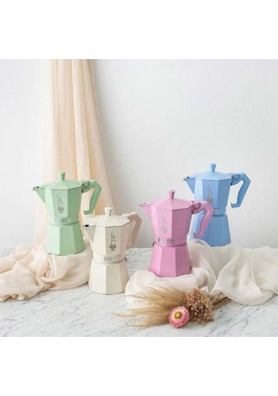 Bialetti Moka Pot Exclusive Light Blue 6 Cups Bı-9062 Bialetti
