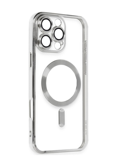 Apple iPhone Uyumlu 16 Pro Kılıf Kross Magneticsafe Kapak - Gümüş Bzsxx00 1