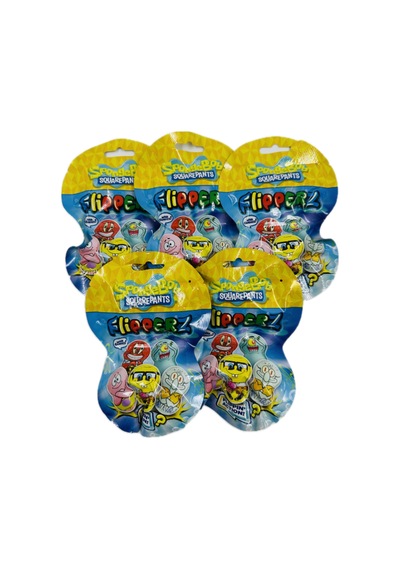 Flipperz Sünger Bob Spongebob Square Pants Avantaj Paket 5li