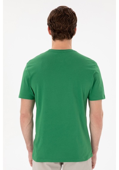 U.S. Polo Assn. Us. Polo Assn. Erkek Tişört 50297988-vr054 Yeşil