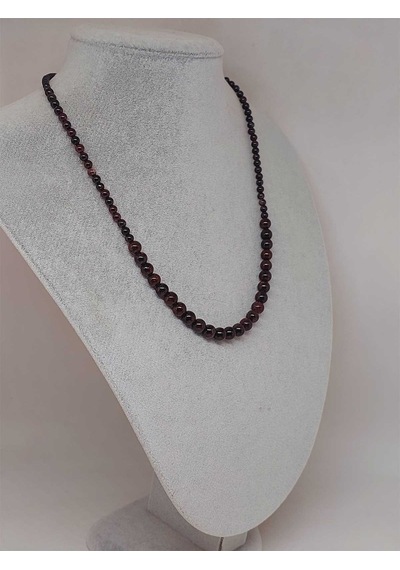 Yasamtohumu Galaksi Serisi Lal Granat Garnet Taşı Tasarım Kolye Çok REnkli Çok Renkli