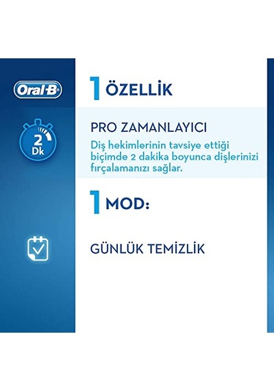 Oral-b D100 Vitality Cross Action Şarjlı Diş Fırçası - Mavi Diğer