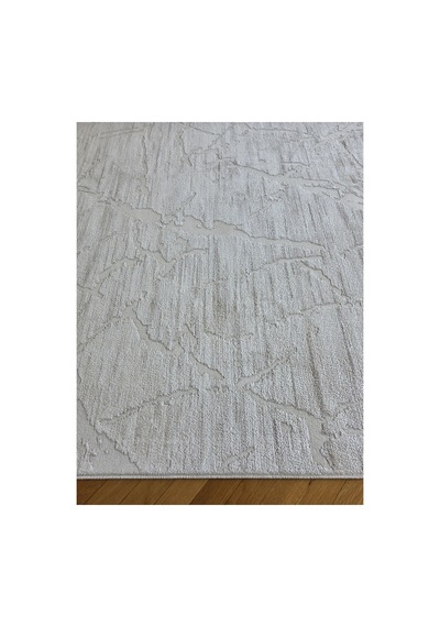 Badelya Home London 001 Krem Bej Bambu Akrilik Yumuşak Modern Özel Kesim Salon Koridor Halısı 002-krem/bej